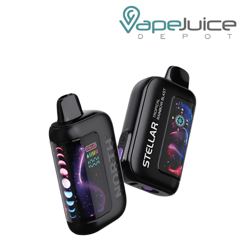 Side parts of North Stellar Dark Moon Edition 40K Disposable - Vape Juice Depot