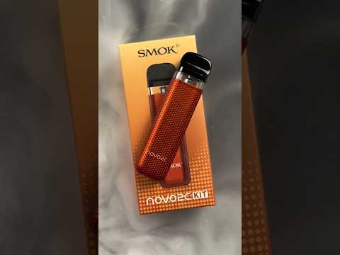 An unboxing video of orange SMOK Novo 2C Kit - Vape Juice Depot