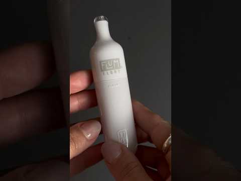 An Unboxing Video of Clear Flum Float Disposable Vape 3000 Puffs, Showing its parts and details separately
