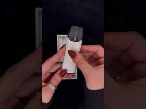 An unboxing video of white VooPoo V.THRU Pro Pod Kit - Vape Juice Depot 