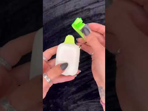 An Unboxing video of Sour Peach HYPPE MAX AIR Disposable, Showing its parts and details separately - Vape Juice Depot