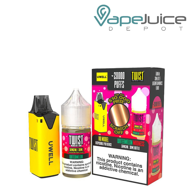 Uwell V6 Disposable Device + Watermelon Medness Daddy’s Vapor 30mL - Vape Juice Depot