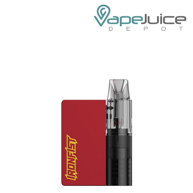 Coral Red UWELL Caliburn Ironfist L Pod System - Vape Juice Depot