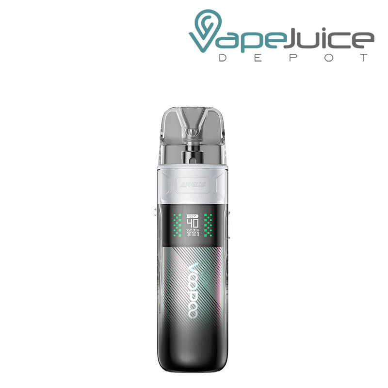 Pearl White VooPoo ARGUS E40 Pod Kit with display screen - Vape Juice Depot