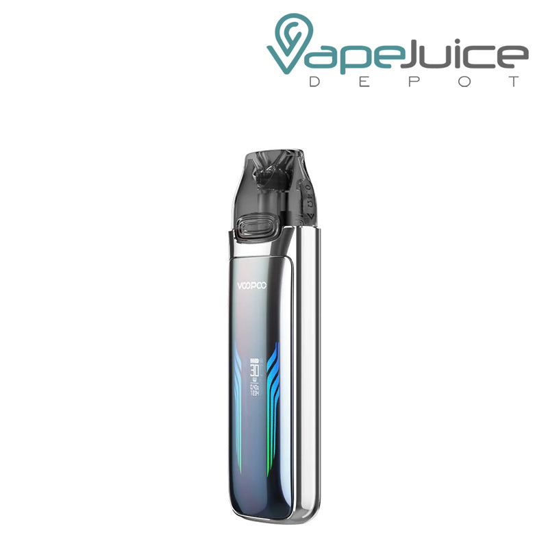 Glacier Silver VooPoo VMate Max Pod System with display screen - Vape Juice Depot