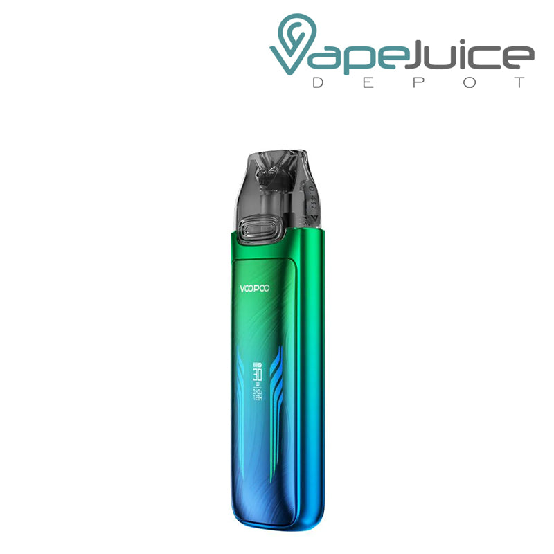 Neon Blue VooPoo VMate Max Pod System with display screen - Vape Juice Depot