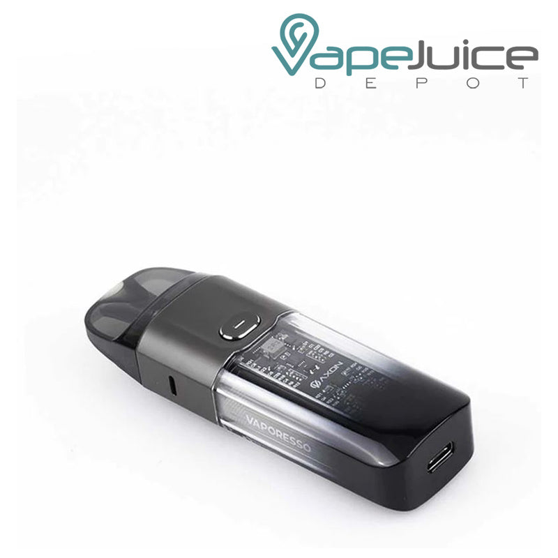 Bottom part of the Vaporesso LUXE X Pod Kit with a firing button - Vape Juice Depot