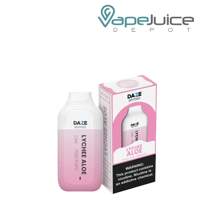 Lychee Aloe 7 Daze OHMLET 7000 Disposable - Vape Juice Depot
