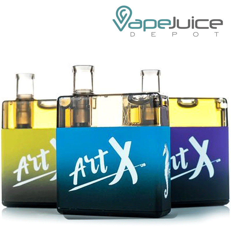 Three colors of Art X Disposable Device - Vape Juice Depot