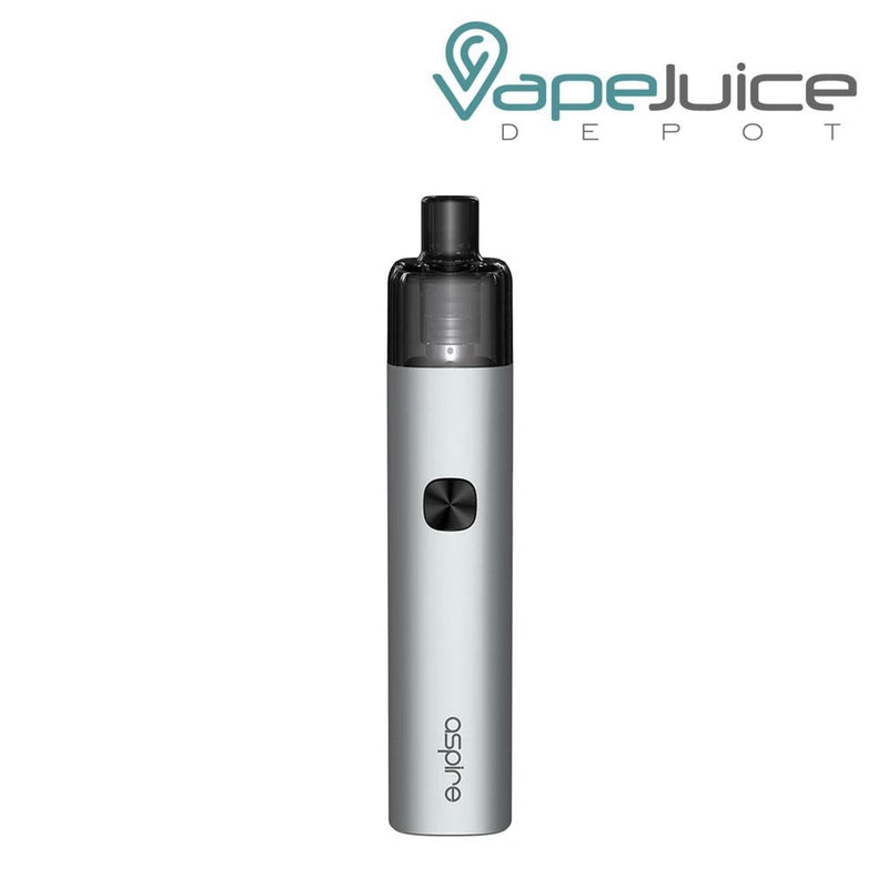 Quick Silver AVP-CUBE Pod Kits with a firing button and Aspire logo beneath - Vape Juice Depot