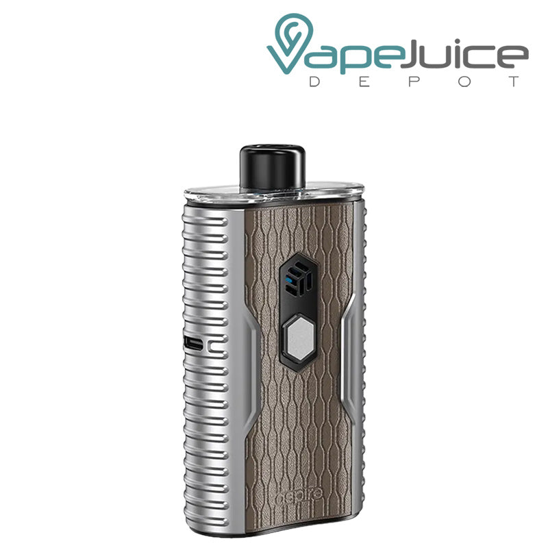 Chrome and Khaki Aspire Cloudflask III Kit - Vape Juice Depot