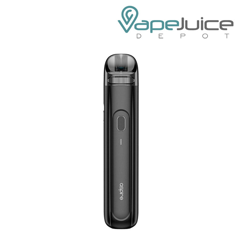 Black Aspire Flexus Q Pod Kit with a firing button - Vape Juice Depot