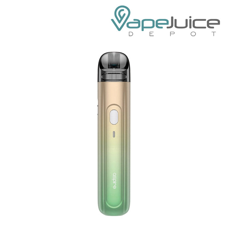 Turquoise Gradient Aspire Flexus Q Pod Kit with a firing button - Vape Juice Depot