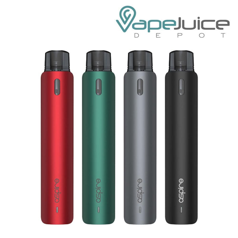 Four colors of Aspire OBY Kit - Vape Juice Depot