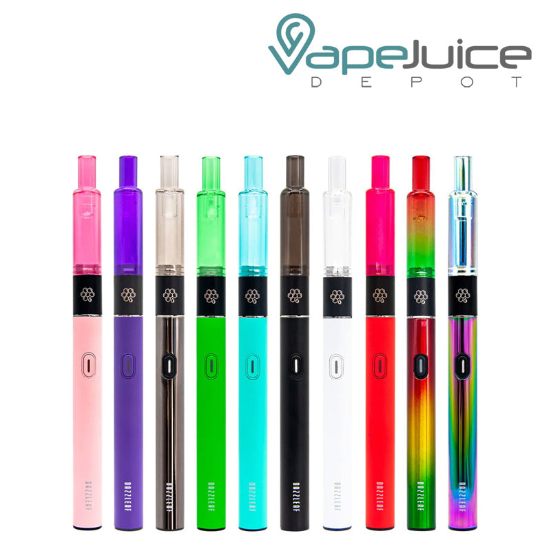Ten colors of DazzLeaf EZii Mini Wax Dab Pen Starter Kit - Vape Juice Depot