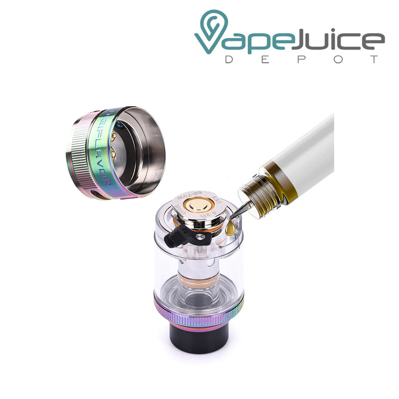 Bottom-based fill port of Digiflavor XP Pod Tank - Vape Juice Depot