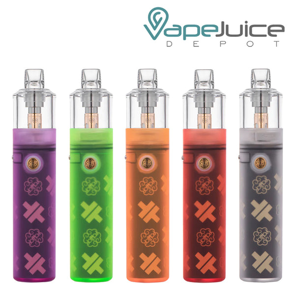 Five colors of Dotmod DotStick Revo 35W Kit - Vape Juice Depot