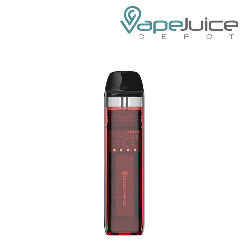 Red Transparent Dovpo Limpid Pod Kit - Vape Juice Depot