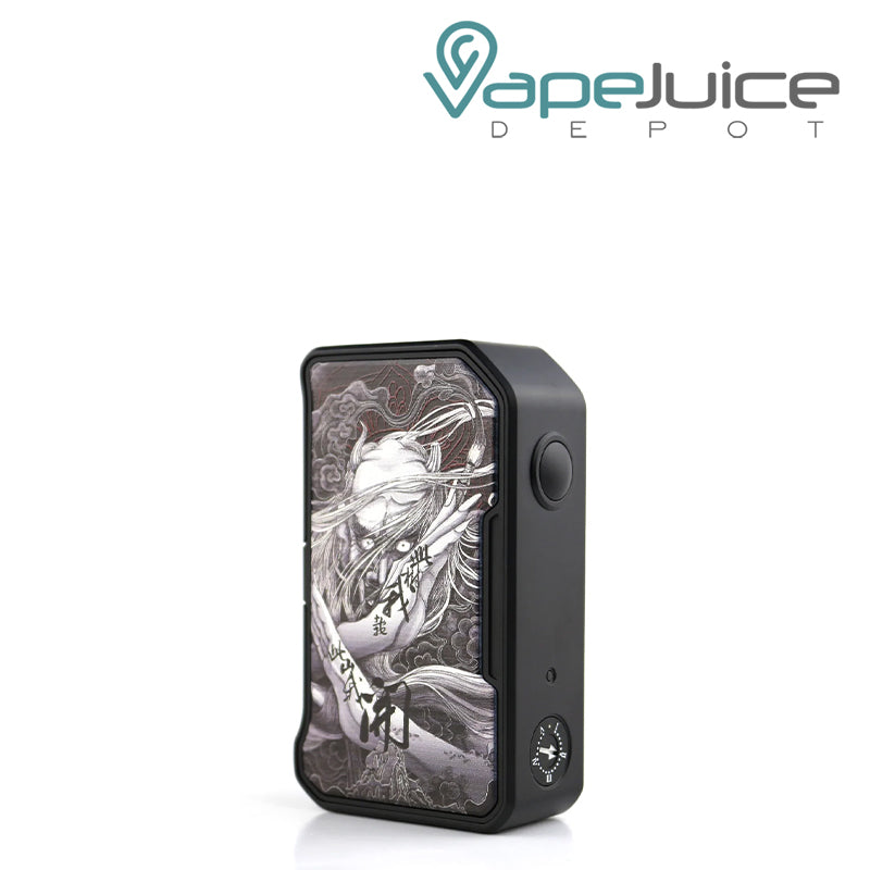 White Devil Clear Dovpo M VV II 280W Box Mod with firing button - Vape Juice Depot