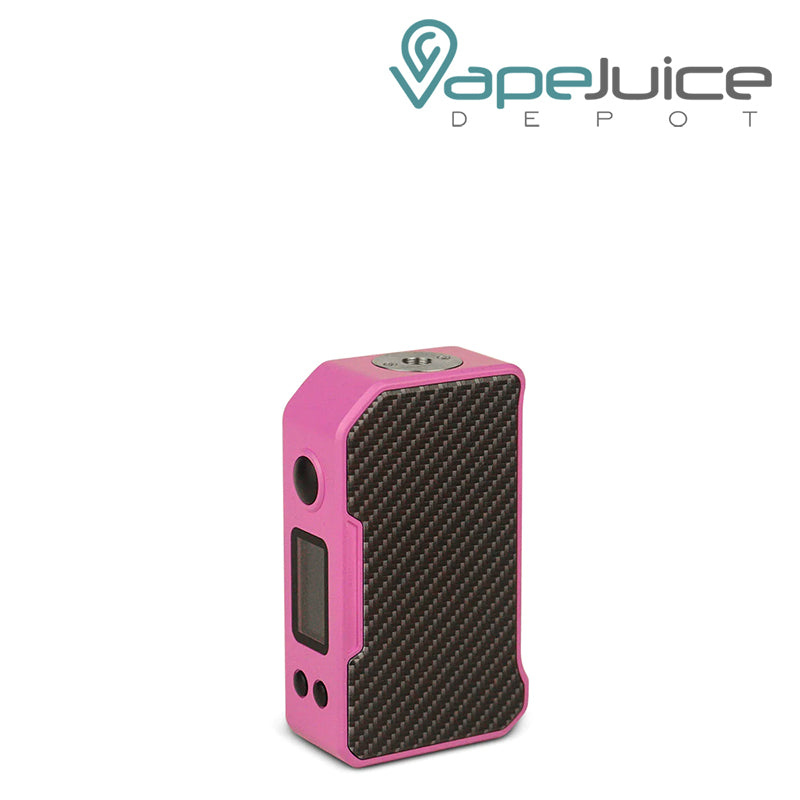 Carbon Fiber Purple Dovpo MVP 220W Box Mod with a firing button and color screen - Vape Juice Depot