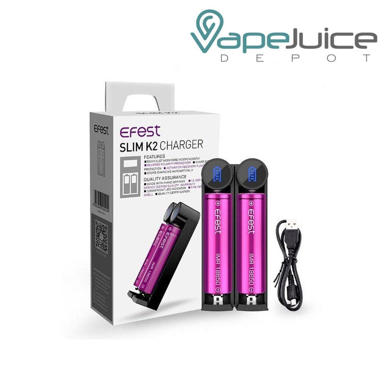 Efest Slim K2 Charger - VapeJuiceDepot