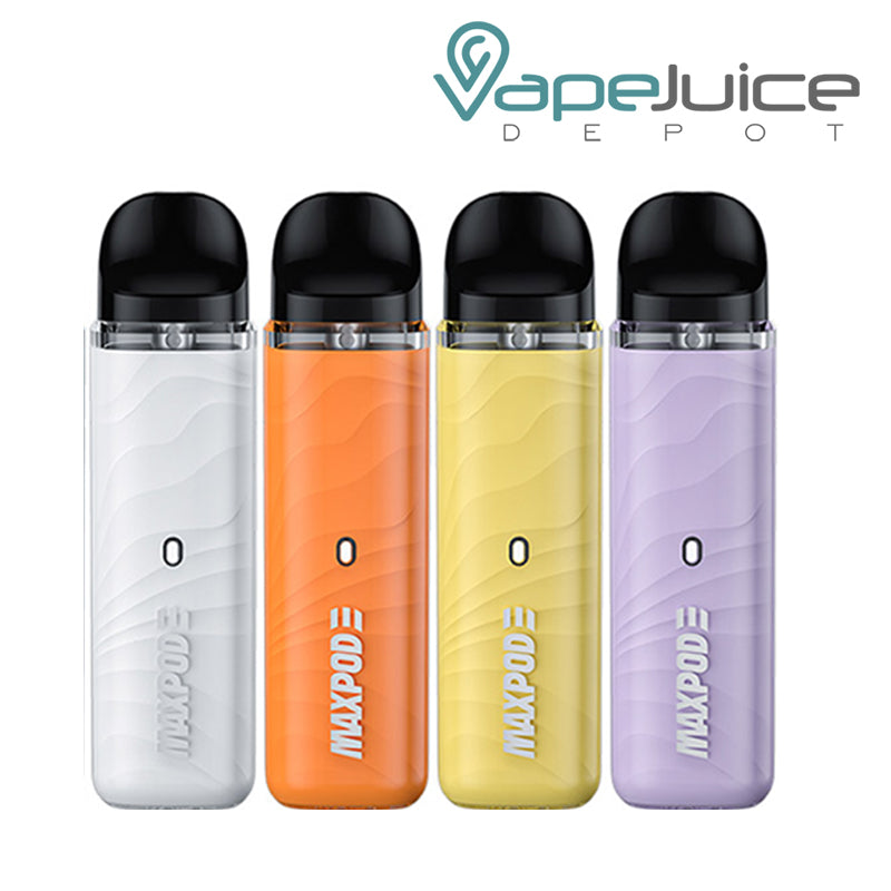 4 colors of FreeMax MAXPOD 3 Pod System Kit - Vape Juice Depot