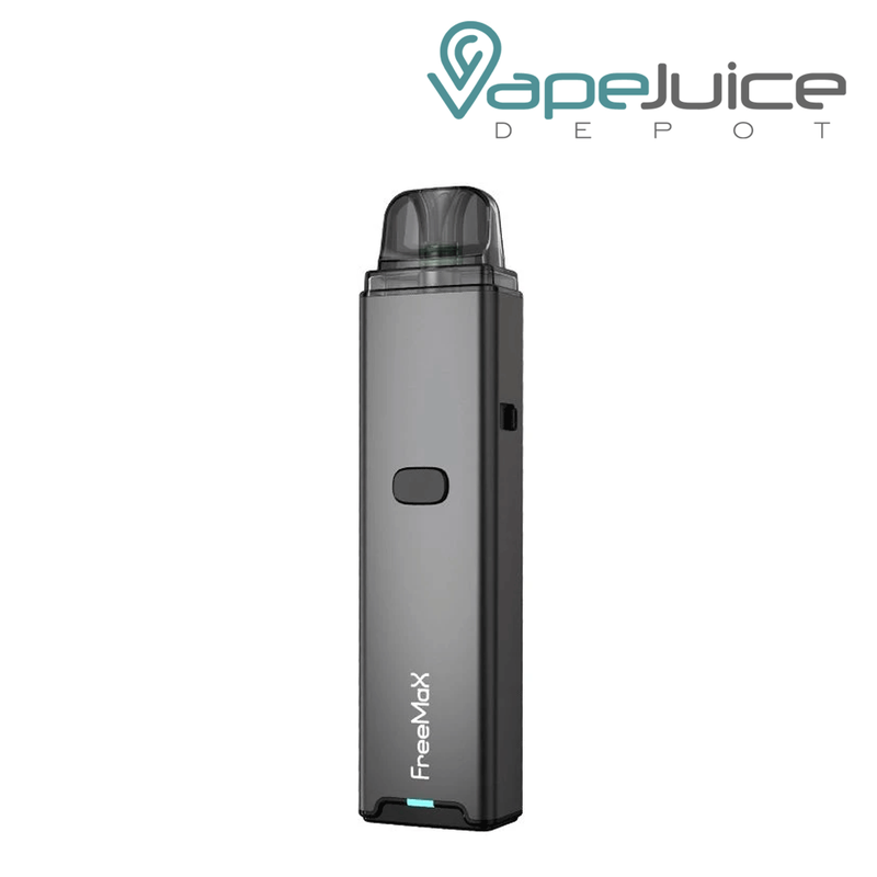 Gunmetal FreeMax ONNIX Pod System with an intuitive firing button - Vape Juice Depot