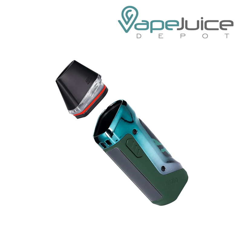 GeekVape Aegis Nano Kit and the top part of it - Vape Juice Depot