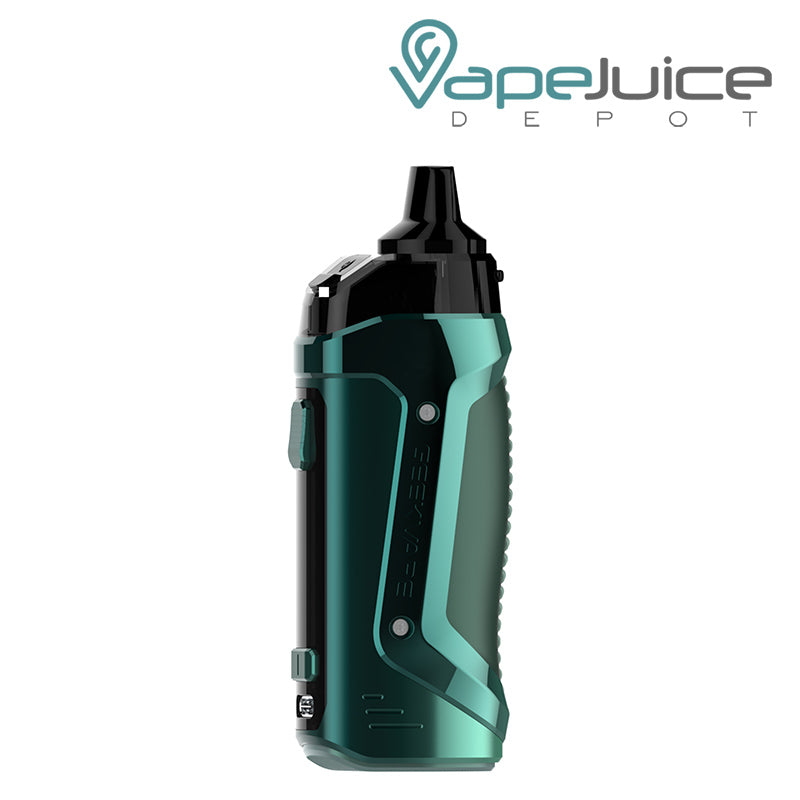 Bottle Green GeekVape B60 Aegis Boost 2 Pod Kit and side firing button - Vape Juice Depot