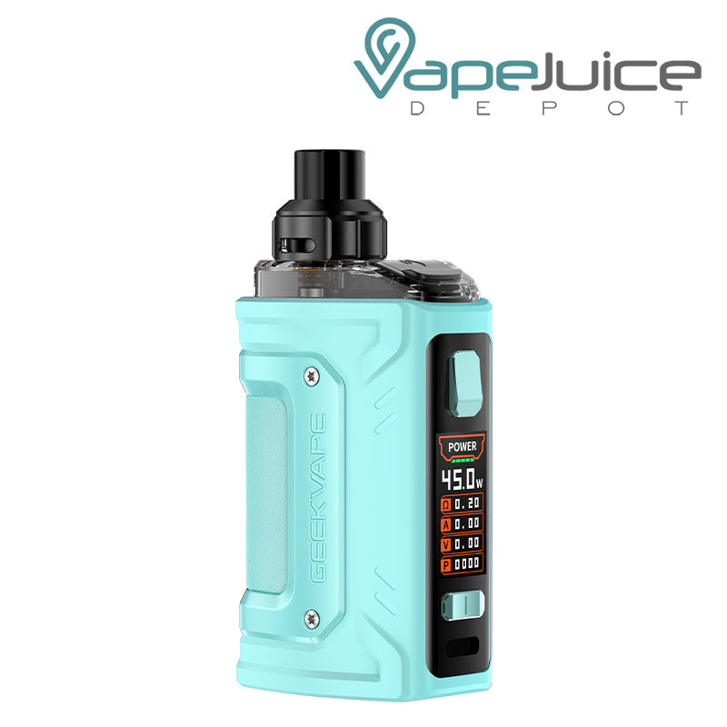 AQUA GeekVape H45 Classic Pod Kit, a firing button and a screen - Vape Juice Depot