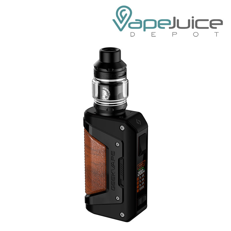 Black GeekVape L200 Aegis Legend 2 Kit with a firing button and screen - Vape Juice Depot