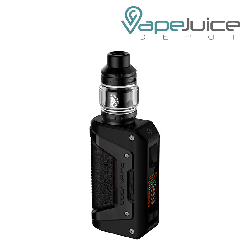 Classic Black GeekVape L200 Aegis Legend 2 Kit with a firing button and screen - Vape Juice Depot