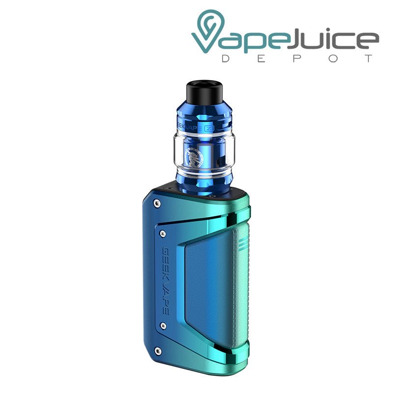 Mint Green GeekVape L200 Aegis Legend 2 Kit with a firing button and screen - Vape Juice Depot