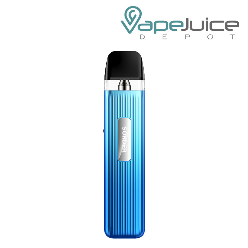 Sky Blue GeekVape Sonder Q Pod Kit with a side button - Vape Juice Depot