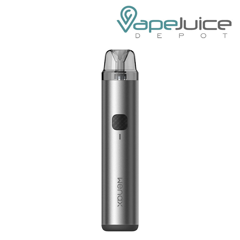 Gunmetal GeekVape Wenax H1 Pod System with a firing button - Vape Juice Depot