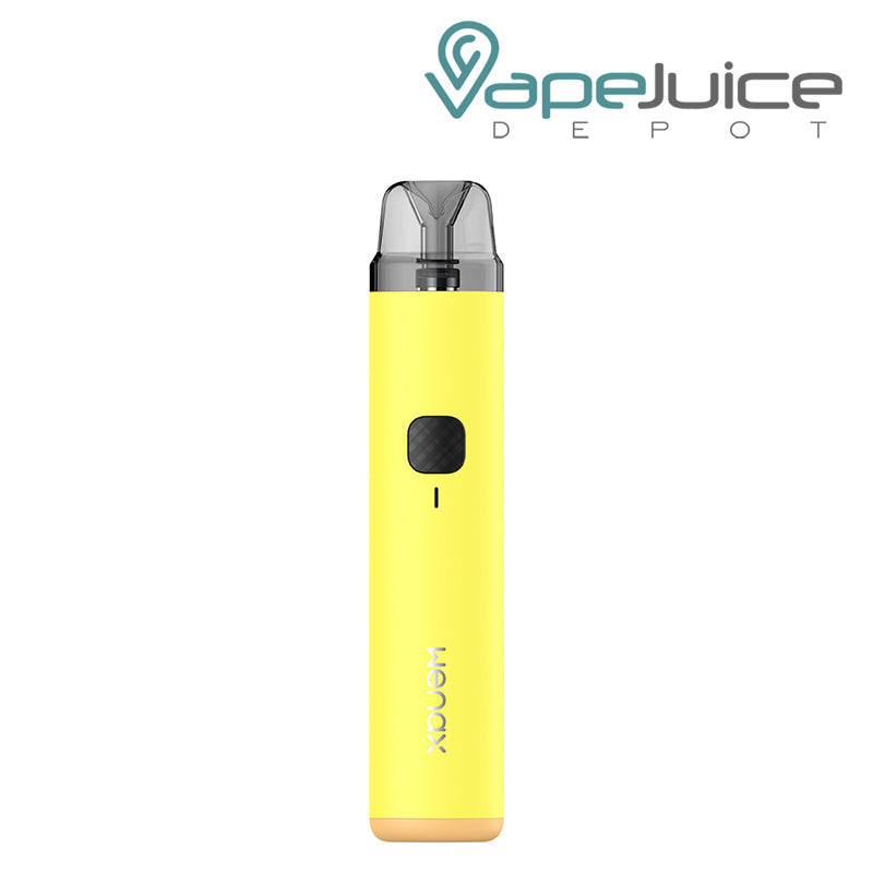 Lemon Yellow GeekVape Wenax H1 Pod System with a firing button - Vape Juice Depot