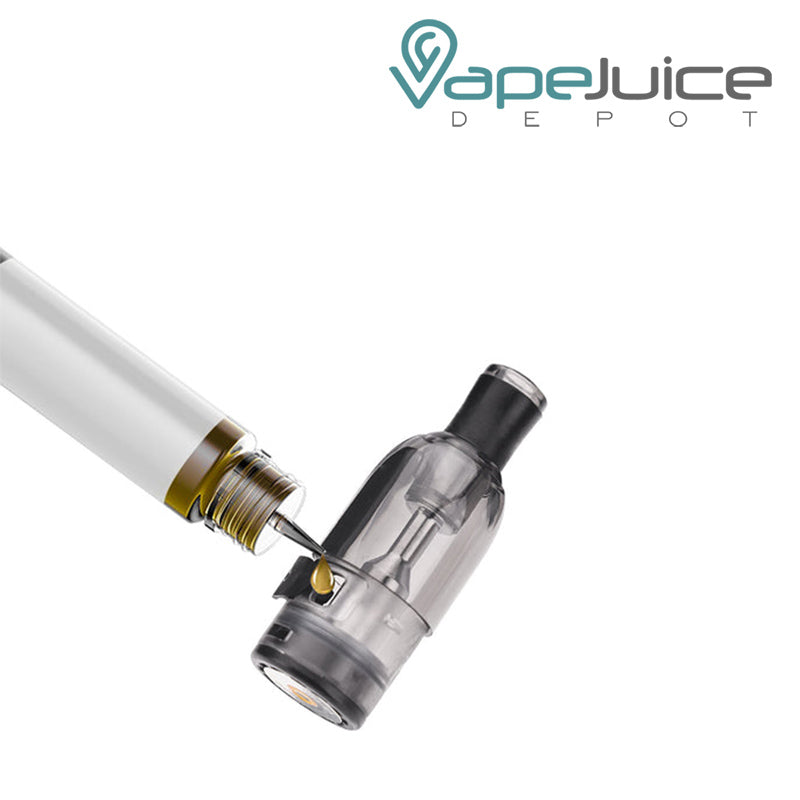 Filling a GeekVape Wenax M1 Pod Cartridge with eLiquid - Vape Juice Depot