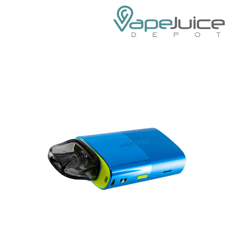 Side view of Blue GeekVape Wenax U Pod System - Vape Juice Depot