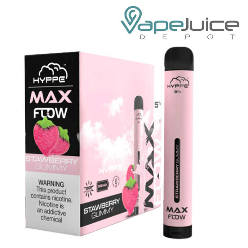 Strawberry Gummy HYPPE Max Flow Disposable Vape - Vape Juice Depot