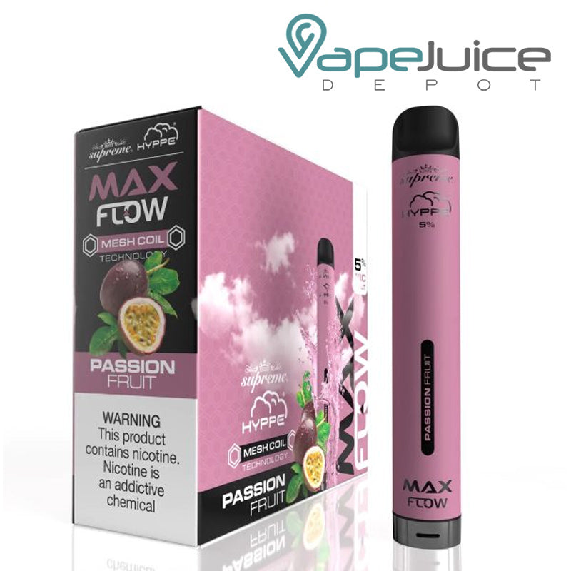 Passion Fruit HYPPE Max Flow Disposable Vape - Vape Juice Depot