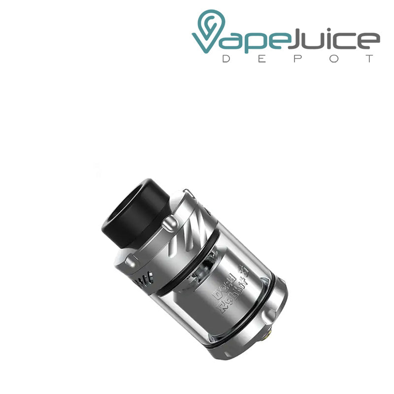 Backside of Stainless Steel Hellvape Dead Rabbit 3 RTA - Vape Juice Depot