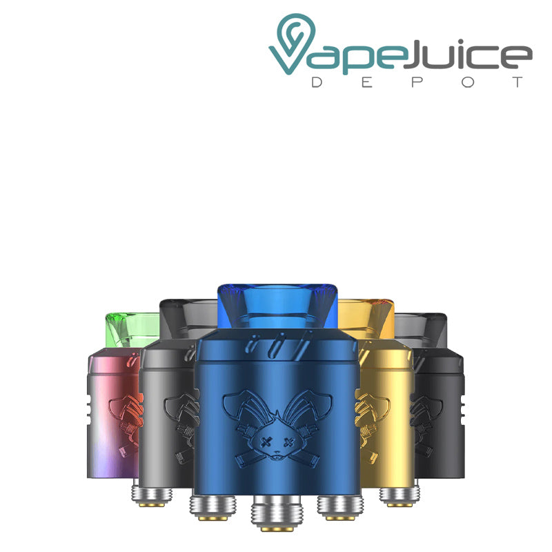 Different colors of Hellvape Dead Rabbit SOLO RDA - Vape Juice Depot