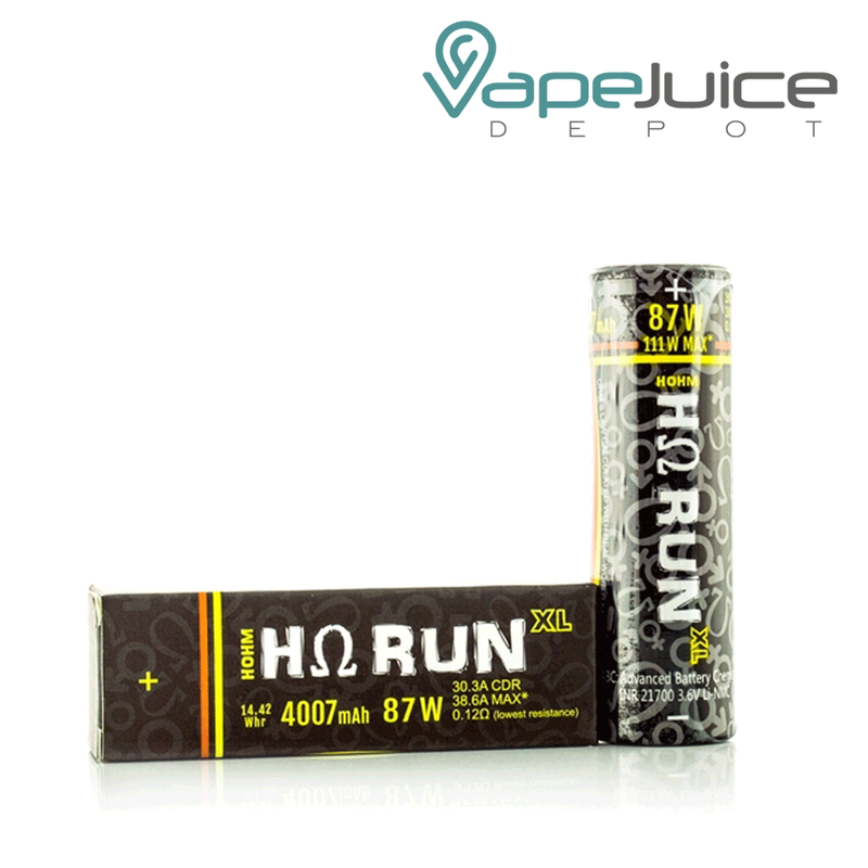 Hohm RUN XL 21700 Battery - Vape Juice Depot