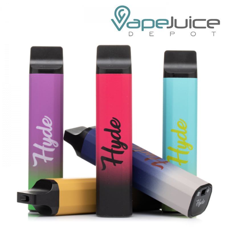 Five flavors of Hyde EDGE Recharge 3300 Disposable - Vape Juice Depot