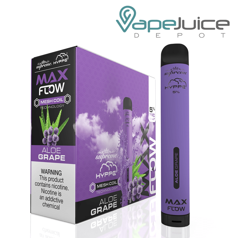 Aloe Grape HYPPE Max Flow Disposable Vape - Vape Juice Depot