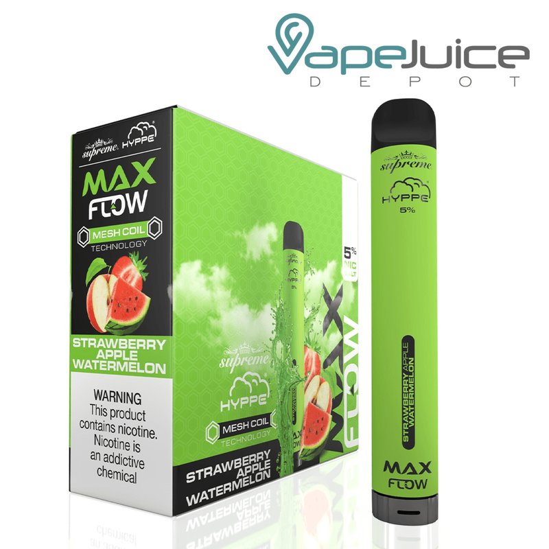 Strawberry Apple Watermelon HYPPE Max Flow Disposable Vape - Vape Juice Depot
