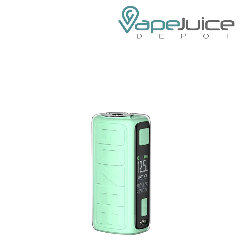 Green Innokin GoZee Mod 60W with display screen and adjustment buttons - Vape Juice Depot