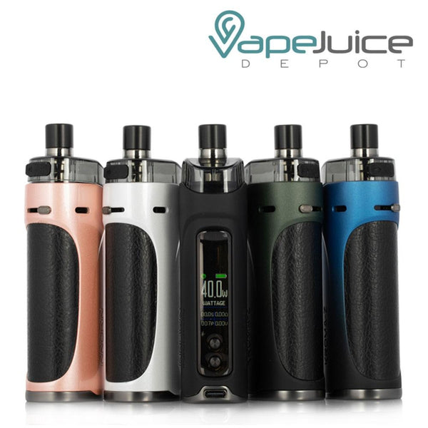 Five Innokin Kroma-Z Pod Mod Systems with display screen and two adjustment buttons - Vape Juice Depot