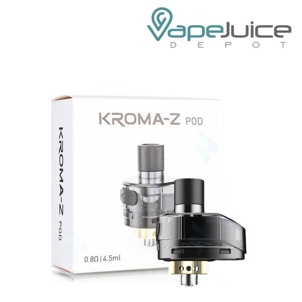 A box of Innokin Kroma-Z Replacement Pod and Kroma Z pod in the front - Vape Juice Depot