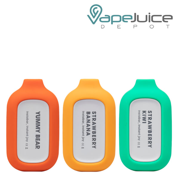 Three flavors of InstaBar Jar 5000 Disposable - Vape Juice Depot